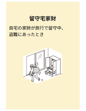 留守宅家財の補償 AIG損保 国内旅行傷害保険 国内旅行のこんなときお役にたちます スキー中の